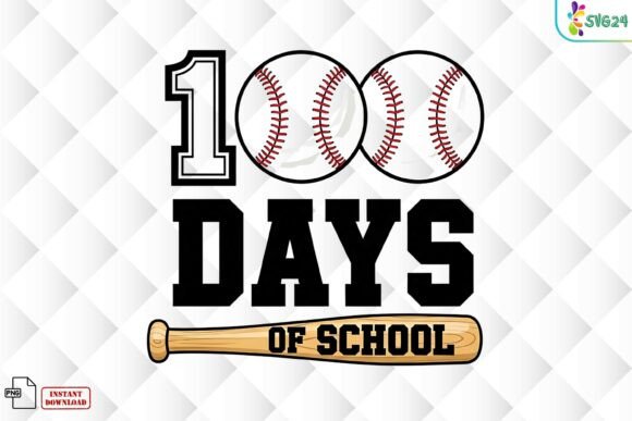 Celebrating Milestones: The Rise of the 100 Days of School Baseball PNG in Creative Commerce