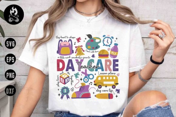 Daycare Teacher SVG: Celebrating Teacher Life