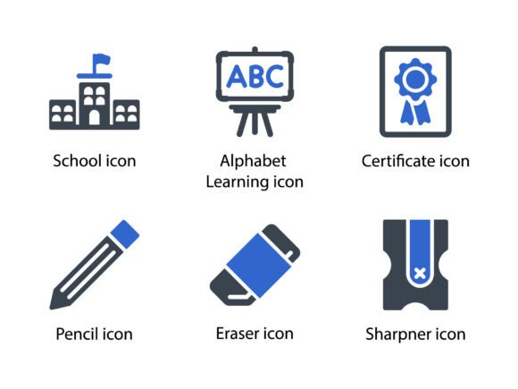 Education Icon Set 2: Design Essentials
