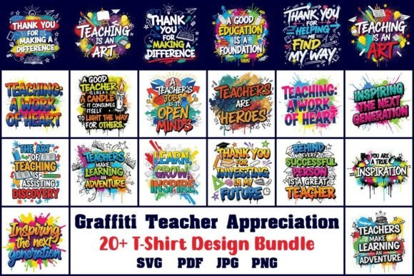 Graffiti Teacher Appreciation Bundle: A Practical Guide for Creators and Educators