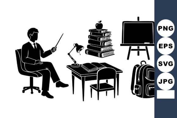 Mastering the Minimalist School Silhouette Set for Impactful Educational Design