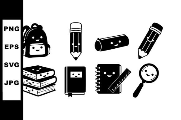 School Supplies Icons Collection with Ba: A Practical Review