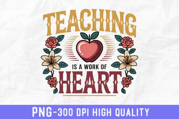 Teaching Heart Apple PNG and Teacher PNG: Elevating Educator Appreciation with High-Resolution Digital Art