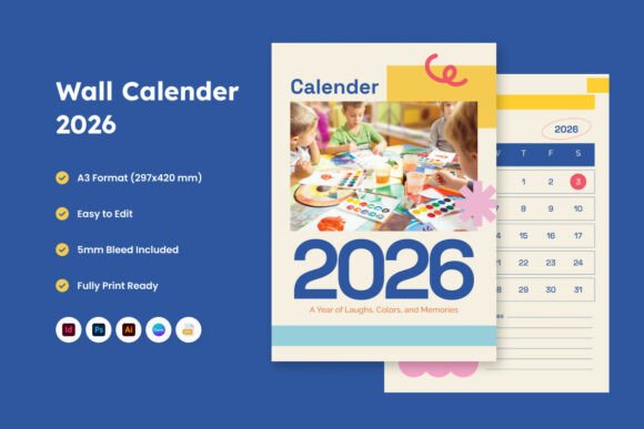 Transforming Educational Spaces with the Colorful Education Wall Calendar